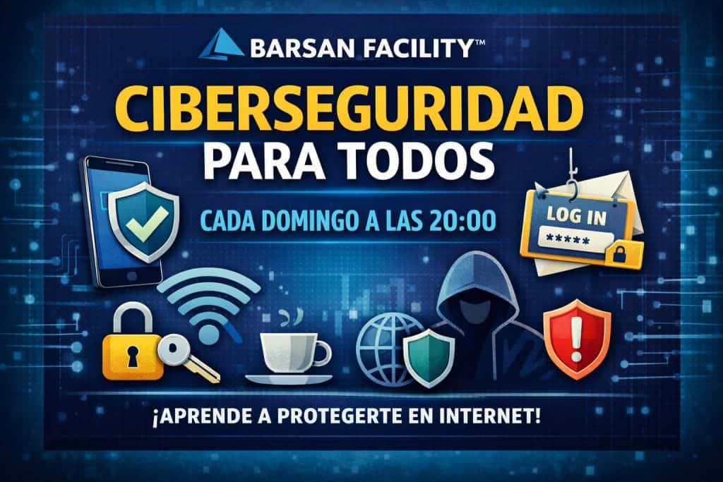 imagen con texto de un anuncio de ciberseguridad